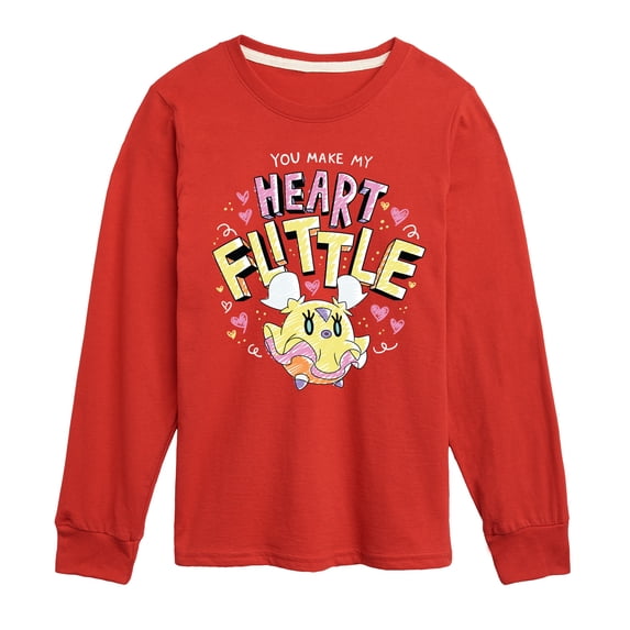 Pokemon - Heart Flittle - Youth Boys Long Sleeve Graphic T-Shirt