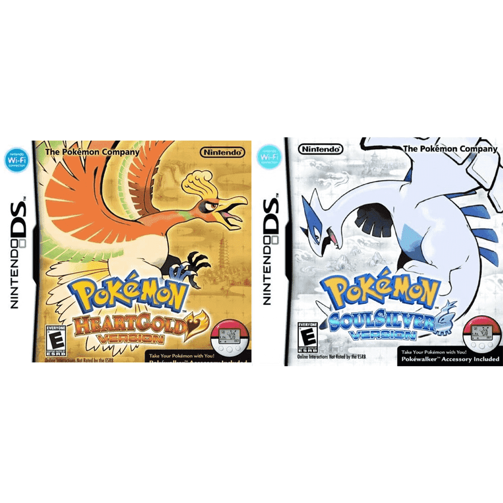 Pokemon HeartGold & SoulSilver DS NDS Game,US Version - Walmart.com