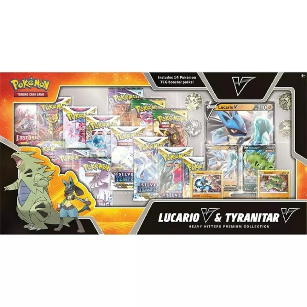 Pokemon Heavy Hitters Premium Collection, 140 Cards, 14 Booster Packs, Ages 6+ - Walmart.com Pokemon Heavy Hitters Premium Collection, 140 Cards, 14 Booster Packs, Ages 6+ - Walmart.com