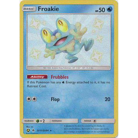 Pokemon Hidden Fates Froakie SV11