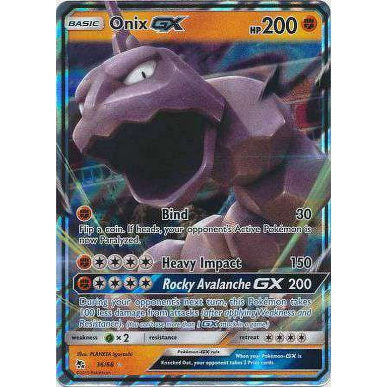 Pokemon Hidden Fates Onix GX #36 