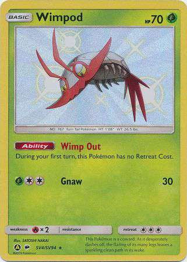 wimpod pokemon card value Wimpod - 191/182 - SV04: Paradox Rift [ILLUSTRATION RARE]
