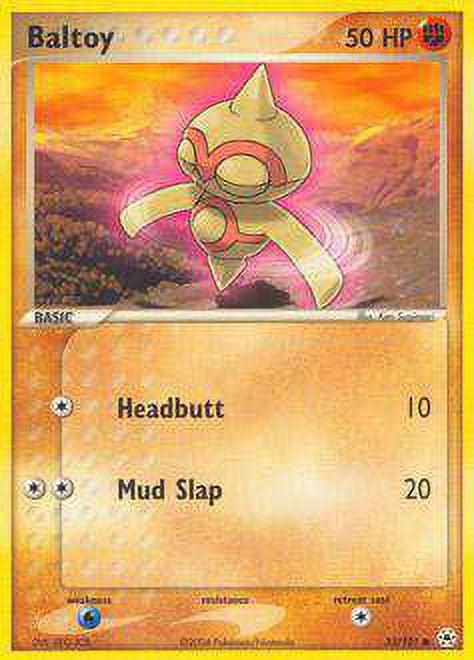 pokemon baltoy card Baltoy 60/106 - Great Encounters - Reverse Holo