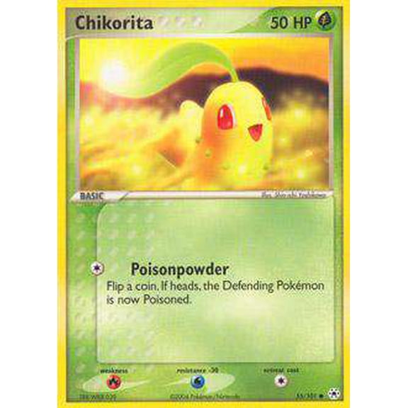 Pokemon Hidden Legends Common Chikorita #55