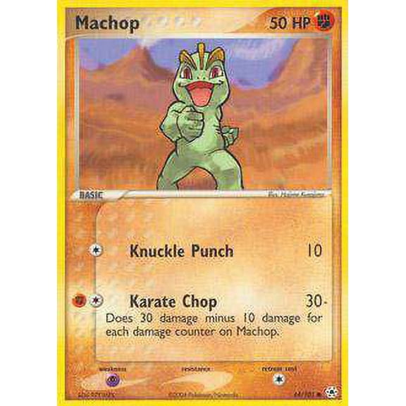 Pokemon Hidden Legends Common Machop #64