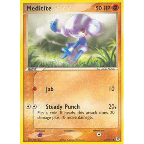 Pokemon Hidden Legends Common Meditite #66