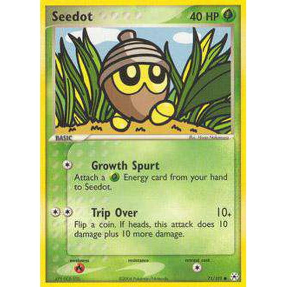 Pokemon Hidden Legends Common Seedot #71