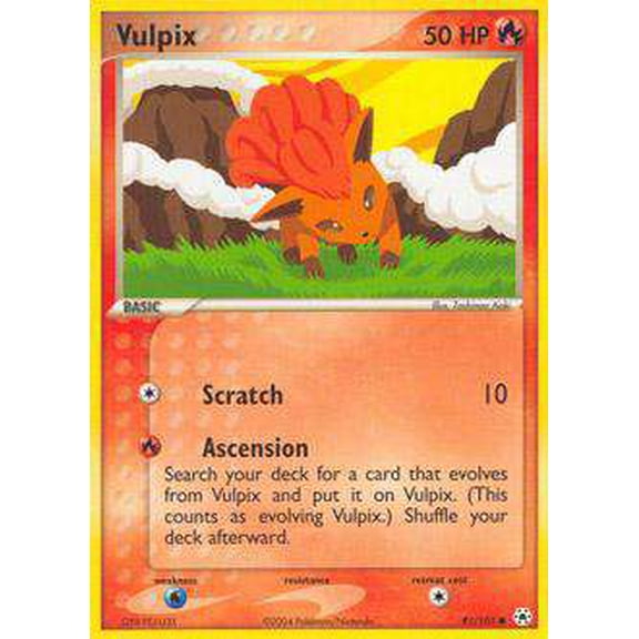 Pokemon Hidden Legends Common Vulpix #81