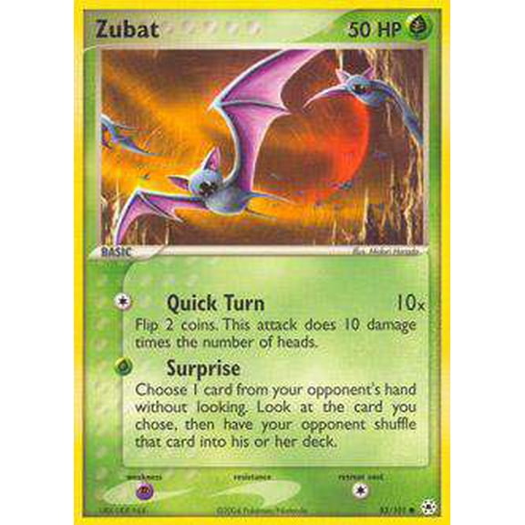Pokemon Hidden Legends Common Zubat #83