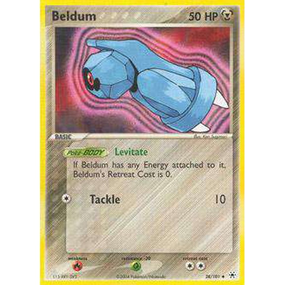 Pokemon Hidden Legends Uncommon Beldum #28