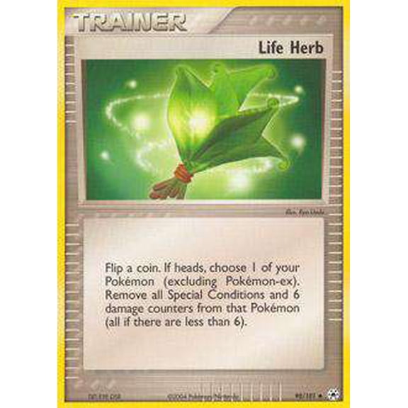 Pokemon Hidden Legends Uncommon Life Herb #90