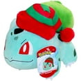 thumbnail image 1 of Pokemon Holiday Bulbasaur Plush Stuffed Animal- 8" Tall, Limited Edition Holiday Pokemon Plush Doll! Super Soft and Cuddly, 1 of 2