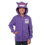 Pokemon Hoodie Kids' Gen 01 Zip-Up 3-D Character Costume Hoodie