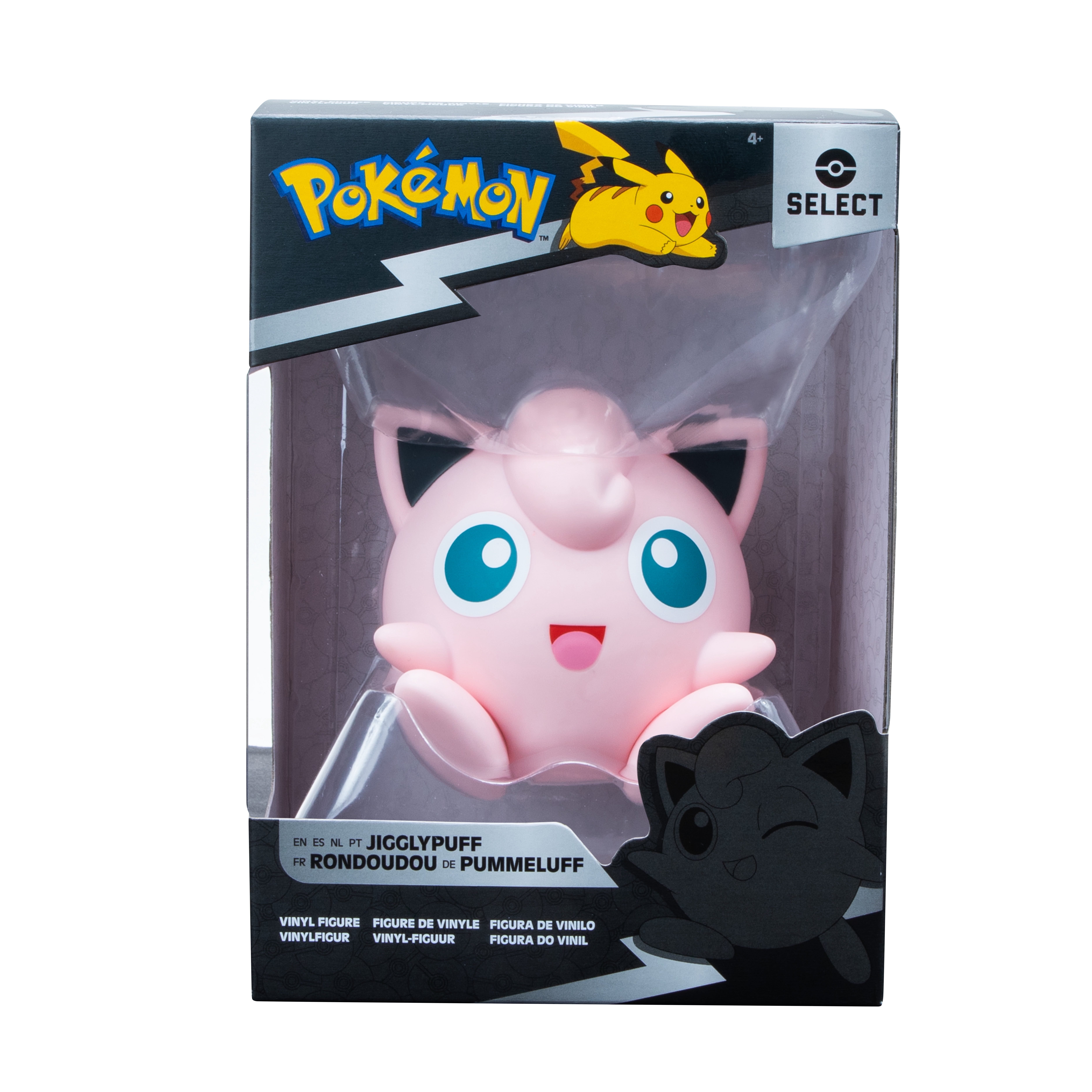 Pokemon Jigglypuff Select Vinyl Figure - 4 inch Figure Made from High-Quality Vinyl