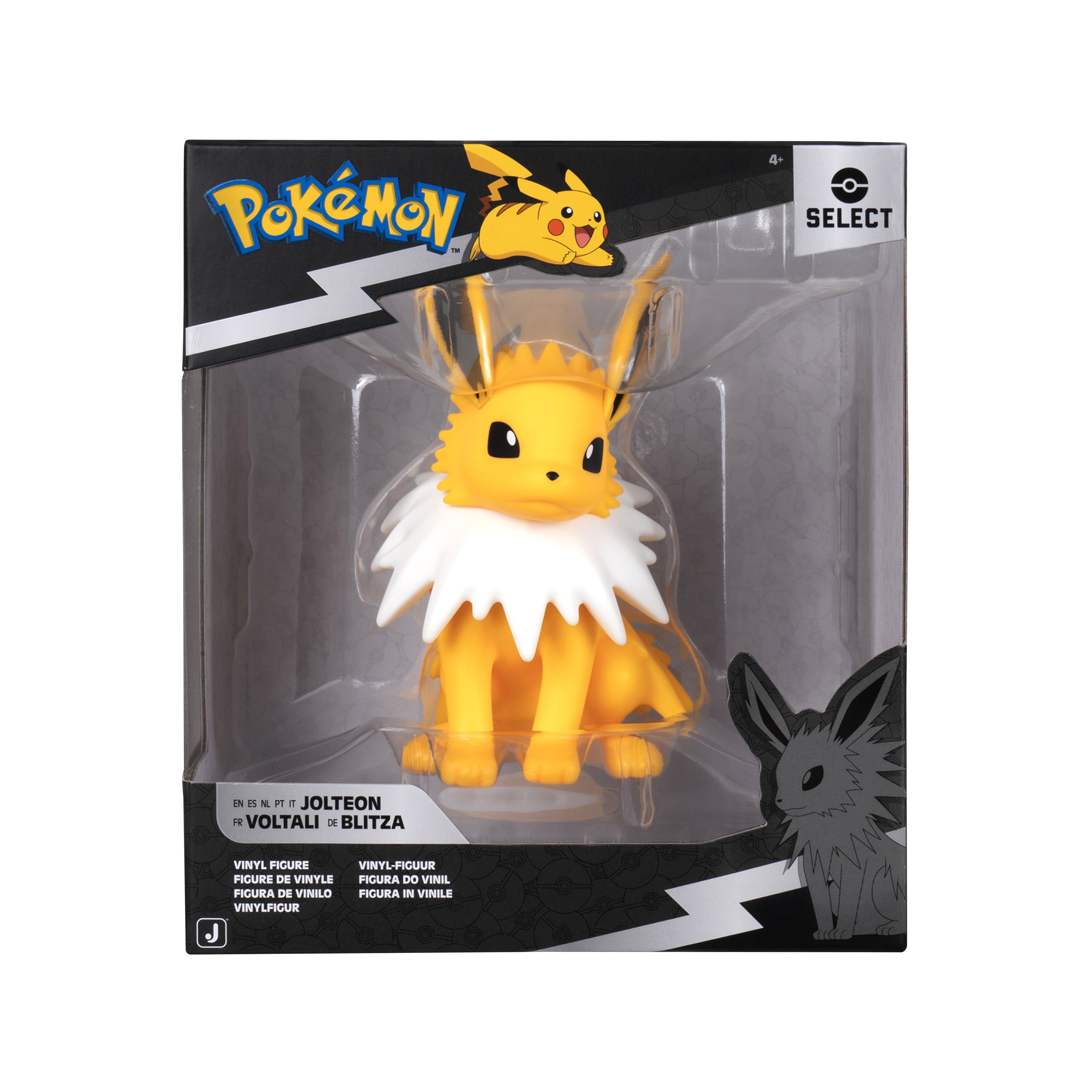 Pokemon Jolteon Select Vinyl Figure - 4-Inch Figure Made from High-Quality Vinyl