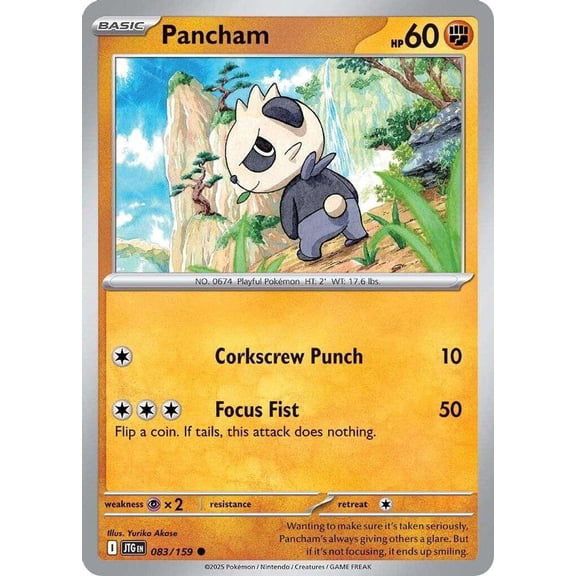 Pokemon Journey Together Common Pancham #83