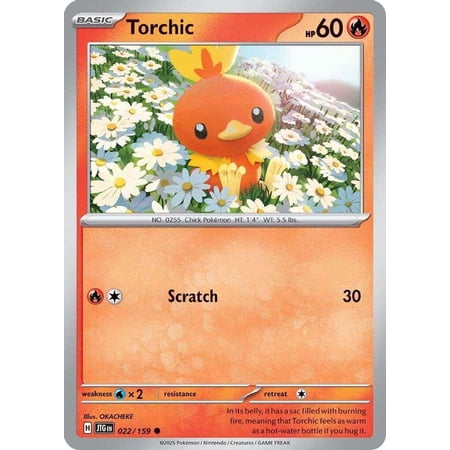 Pokemon Journey Together Common Torchic #22