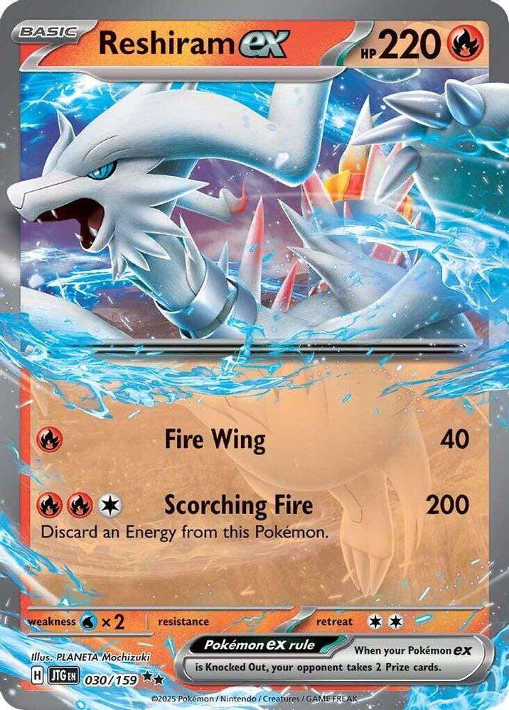 rare reshiram card Journey Together Ns Reshiram Illustration Rare Booster Promo CGC 10 Gem  Mint