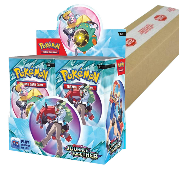 Pokemon Journey Together Enhanced Booster Box Factory Sealed Case of 6