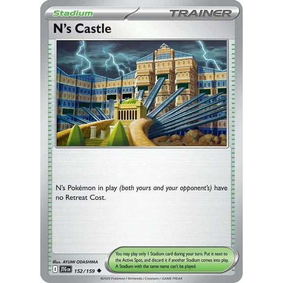 Pokemon Journey Together Uncommon N's Castle #152