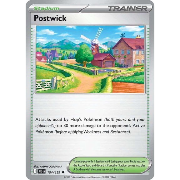 Pokemon Journey Together Uncommon Postwick #154