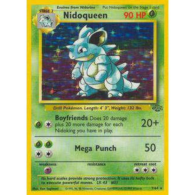 Pokemon Jungle Rare Holo Nidoqueen #7 