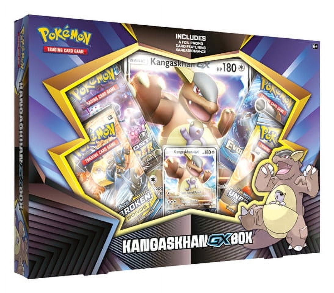Pokemon Cards - KANGASKHAN-GX BOX (1 Foil, 1 Jumbo Foil, 4 packs) (New):  : Sell TY Beanie Babies, Action Figures, Barbies, Cards  & Toys selling online