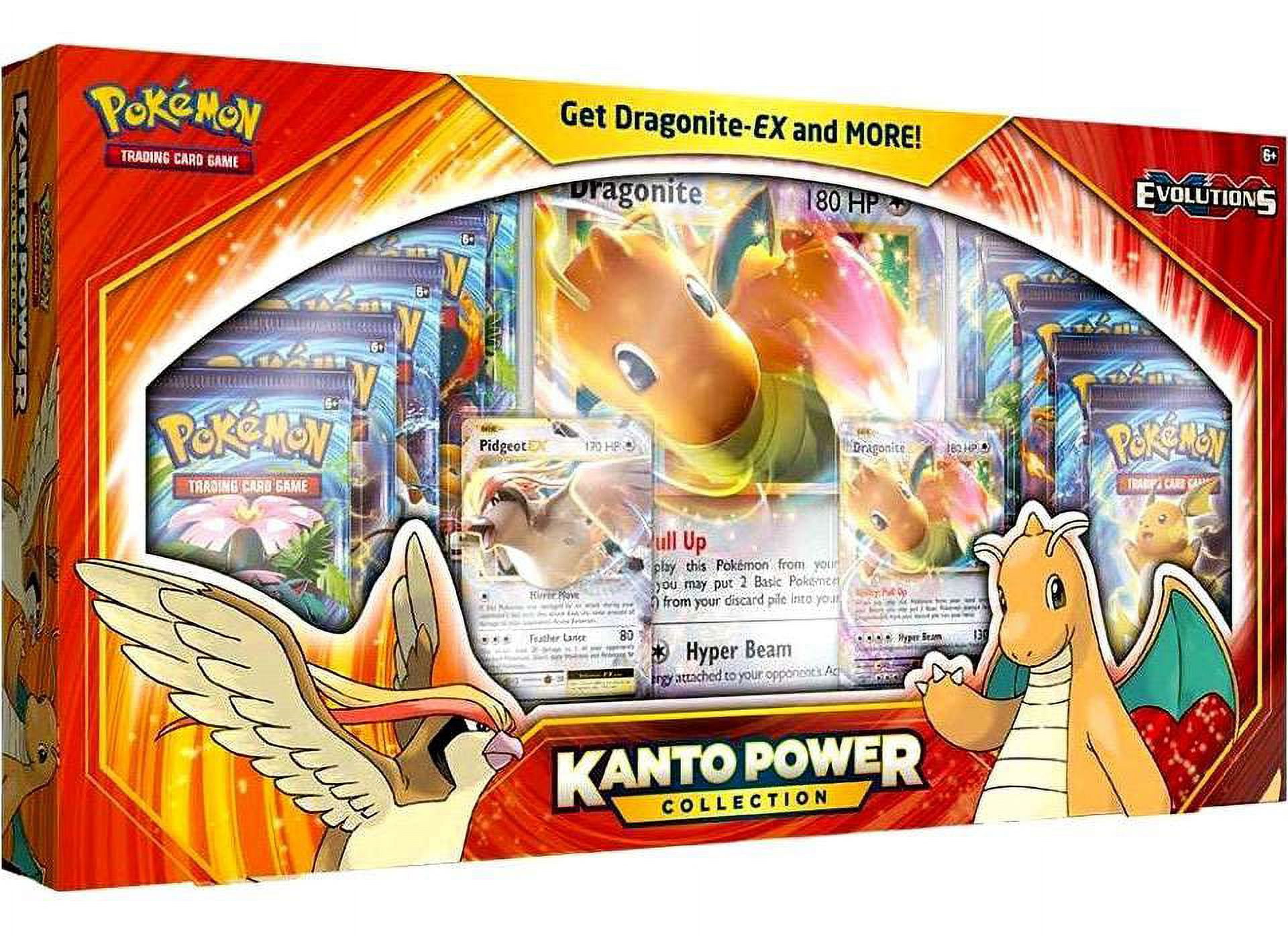 Pokémon Promo Card Pack ×10 Pokemon Kanto Power Dragonite-EX Collection (10 Booster