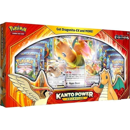 Pokemon Kanto Power Dragonite-EX Collection (10 Booster Packs, 2 Promo Cards & Oversize Card!)