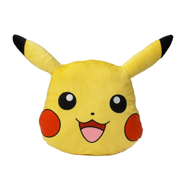 Pokemon Kids Pikachu Bedding Plush Cuddle and Decorative Pillow Buddy, Yellow