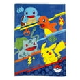 thumbnail image 1 of Pokemon Kids Blue Print Fleece Bed Blanket, Twin/Full, 1 of 4