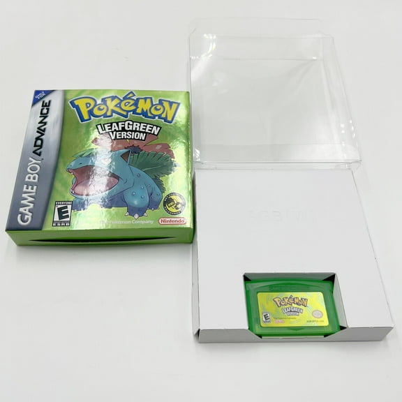 Pokemon Leaf Green Version - Game Boy Advance - Game Cartridge and Box US Version (No Manual) Game Boy Advance