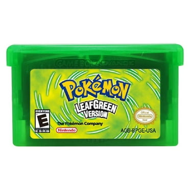 Pokemon LeafGreen - Game Boy Advance - Game Cartridge