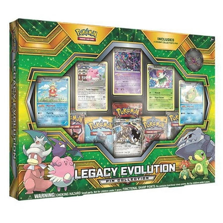 Pokemon Legacy Evolution Pin Collection Box Trading Cards