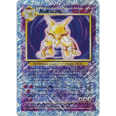 Pokemon Legendary Collection Holo Rare Alakazam #1 (Lightly Played)