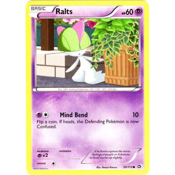 Pokemon Legendary Treasures Common Ralts #59