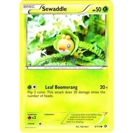 Pokemon Legendary Treasures Common Sewaddle #9