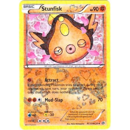 Pokemon Legendary Treasures Radiant Collection Uncommon Stunfisk RC12