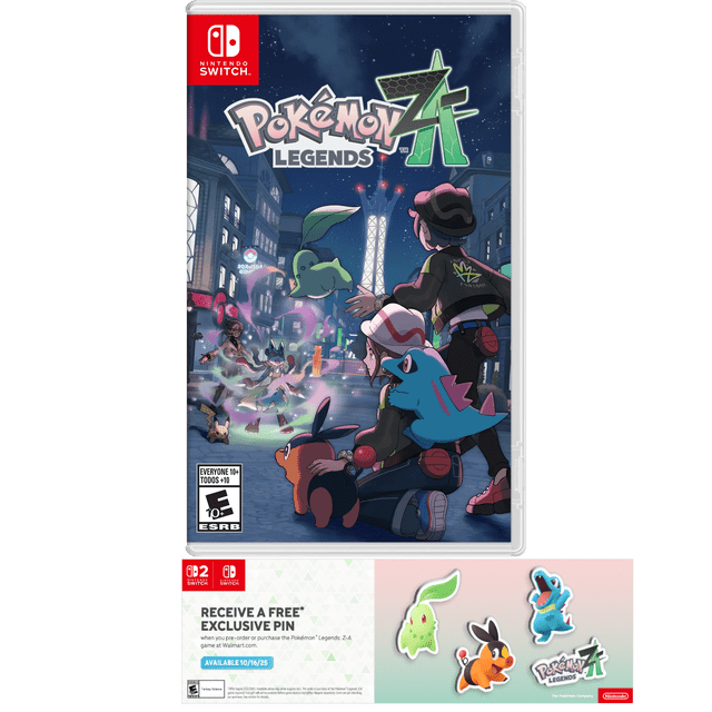 Pokemon Legends Z-A, Nintendo Switch Exclusive Mystery Pin