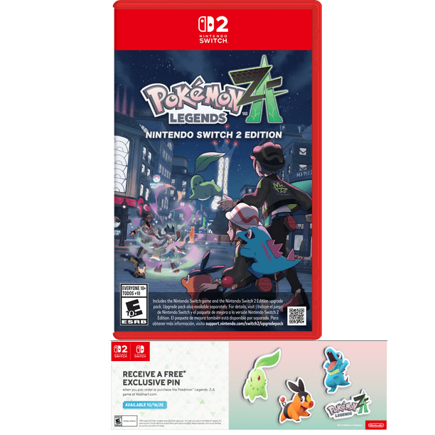 Pokemon Legends Z-A, Nintendo Switch 2 Exclusive Mystery Pin