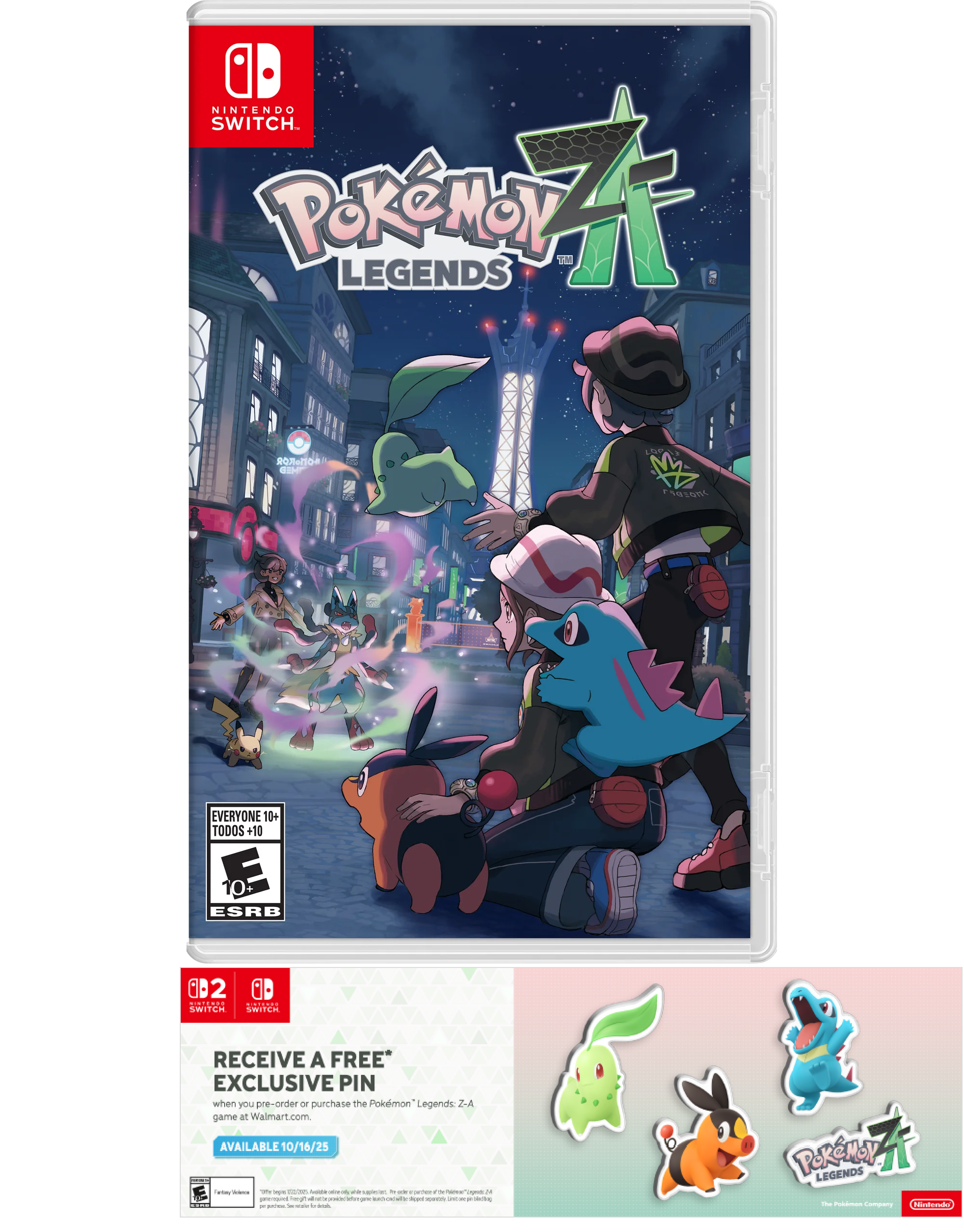 ポケモンレジェンドz-a 販促セット Pokemon Legends Z-A, Nintendo Switch Exclusive Mystery Pin