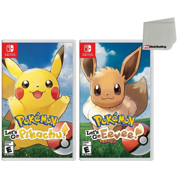 Pokemon Let's Go, Eevee Let's Go, Pikachu Nintendo Switch