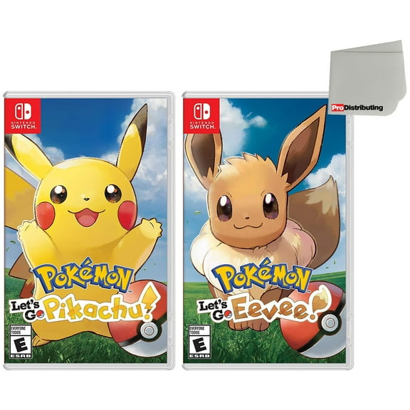 Pokemon Let's Go, Eevee & Let's Go, Pikachu - Nintendo Switch