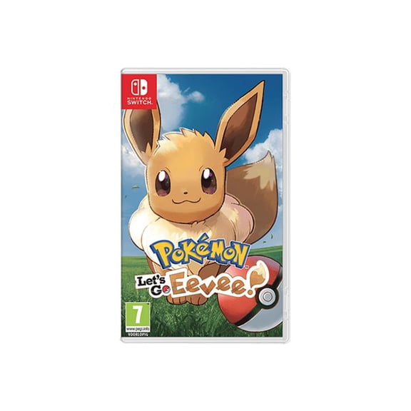 Pokemon Let's go Eevee Game and Game Caddy