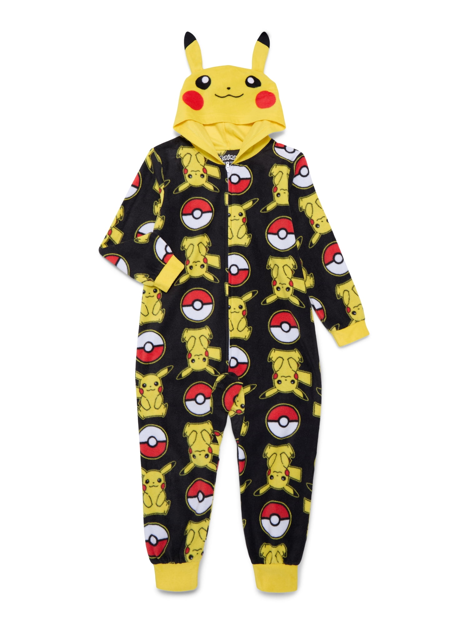 Pokemon Boys Union Suit with Hood, Sizes 4-12