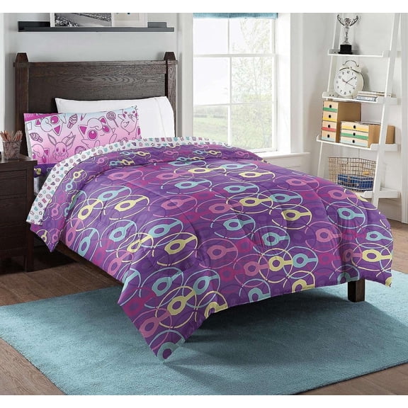 Pokemon Light And Sweet Twin Bed in a Bag Bedding Set