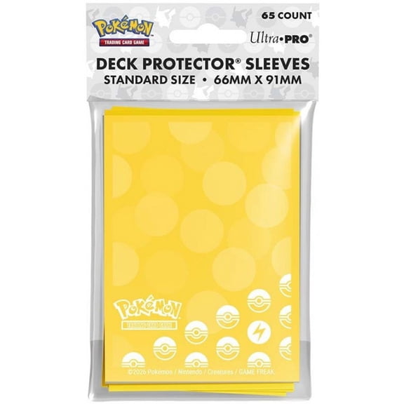 Pokemon Lightning Card Sleeves (65 Sleeves)