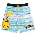 thumbnail image 1 of Pokemon Little Boys' Swimwear Bathing Suit Swim Trunks UPF 50+ Pikachu Blue Multi, 1 of 4