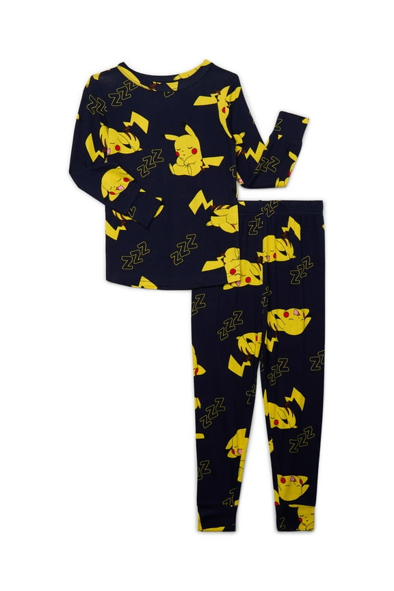 Pokemon Boys Top and Pants Pajama Set, 2-Piece, Sizes 4-10