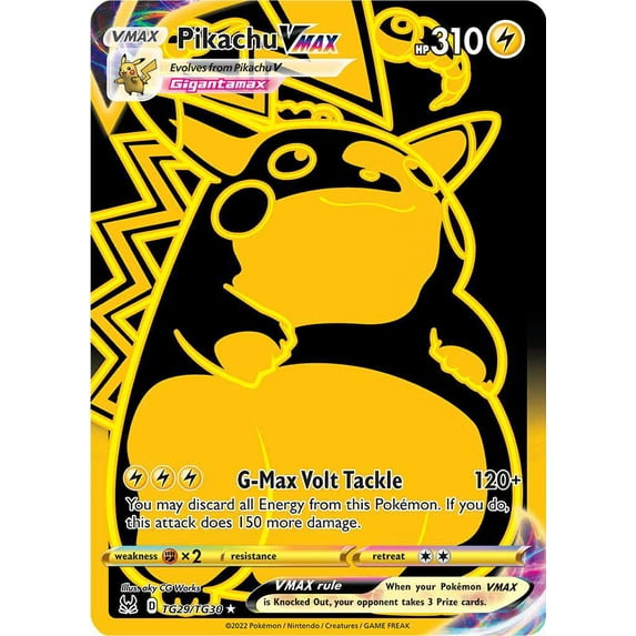 Pokemon Lost Origin Pikachu VMAX TG29